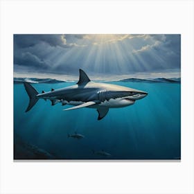 Great White Shark 5 Canvas Print