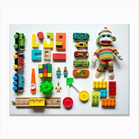 Toy Collection Canvas Print