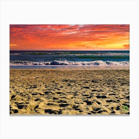 Sunset On The Beach 20231028161451rt1pub Canvas Print