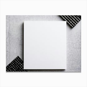 Blank White Paper Canvas Print