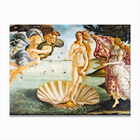 HD Remastered "The Birth of Venus" 1485 Famous Artwork by Italian Painter Sandro Botticelli (1445–1510) Oil Painting Canvas Print
