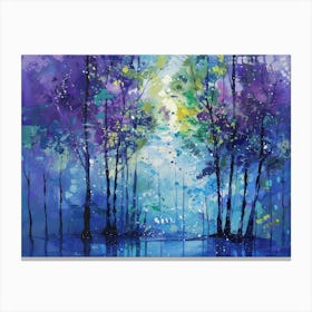 'Shining Trees' Canvas Print