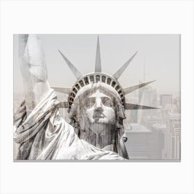 Statue Of Liberty In New York City 1 Canvas Print