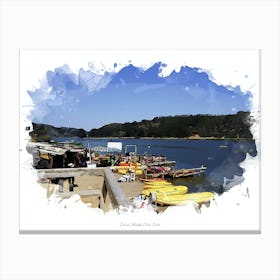 Cahuil, Middle Chile, Chile Canvas Print