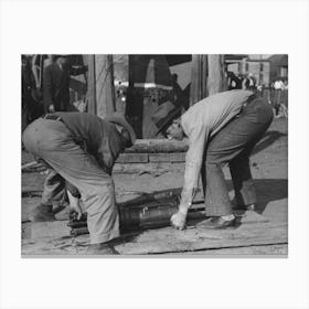 Untitled Photo, Possibly Related To Free Barbecue, Labor Day, Ridgway, Colorado By Russell Lee 1 Canvas Print