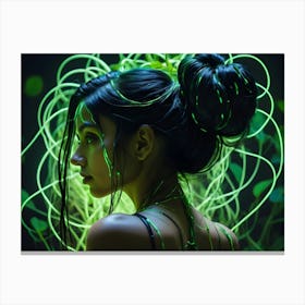 Glow In The Dark Canvas Print