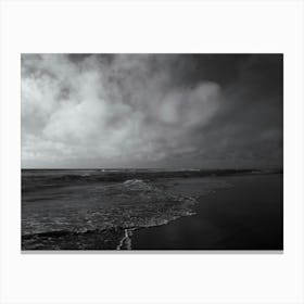 Coastal Black and White Canvas Print