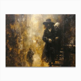 Contemporary Artwork Inspired By Rembrandt Van Rijn 4 Canvas Print