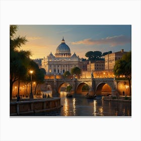 St Peter'S Cathedral Canvas Print