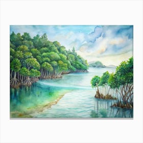 Mangrove Forest Canvas Print