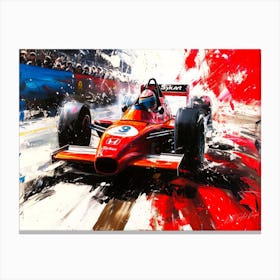 Open Wheel Racing - Auto Racing Canvas Print