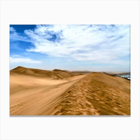 Sand Dunes In Swakopmund, Namibia (Africa Series) Canvas Print