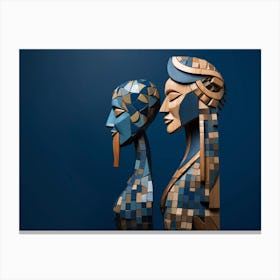 Mosaic Women Canvas Print