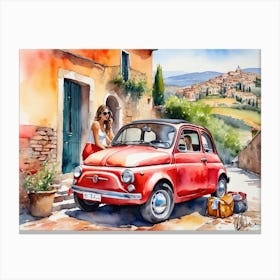 Mobile Italy Canvas Print