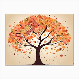 Seasons of Blossom 9 VECTOR ART Canvas Print