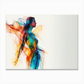 Abstract Woman Canvas Print