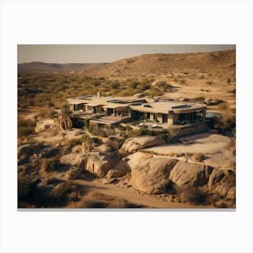 Desert House In Namibia 3 Canvas Print
