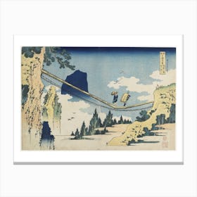 Suspension Bridge Between Hida And Etchu Canvas Print