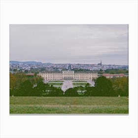 View Of A City From A Hill Canvas Print