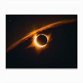 Eclipse - Eclipse Stock Videos & Royalty-Free Footage 2 Canvas Print