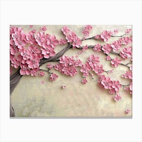 Cherry Blossom Wall Art Canvas Print