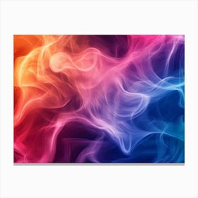 Colorful Smoke Background Canvas Print