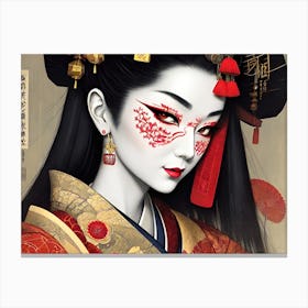 Geisha 36 Canvas Print