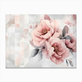 Pink Roses Canvas Print