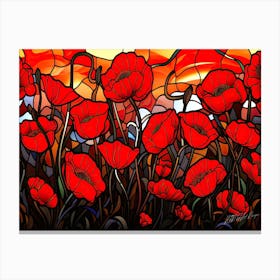 Poppy Appeal - Field Of Poppys Canvas Print