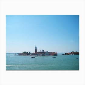 Venice From The Water Canvas Print