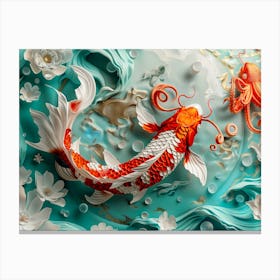 Koi Fish 1 Canvas Print