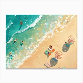 Summer Beach Canvas Print