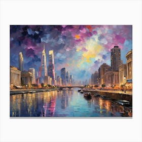 Chicago River 1 Canvas Print