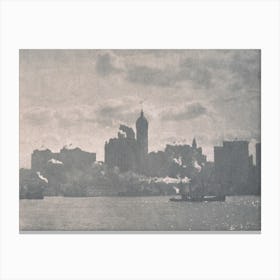 Lower Manhattan, Alfred Stieglitz Canvas Print