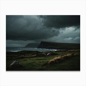 Storm Clouds Over Ireland 1 Canvas Print