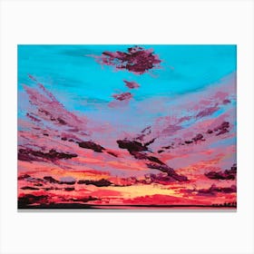 Mombasa Sunset Canvas Print