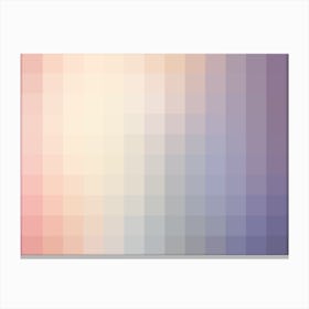 Lumen 05, Lilac, White and Violet Gradient Canvas Print