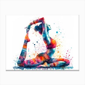 Yoga Pose Canvas Print