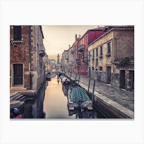 Canal In Venice Canvas Print