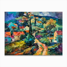 Village Road Canvas Print