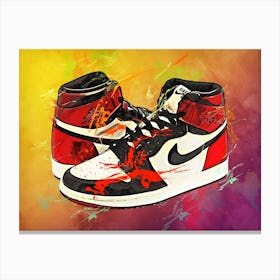 Nike Air Jordan 1 Retro Off White Canvas Print