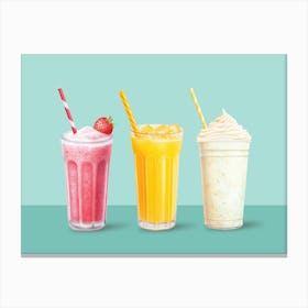 Smoothies Canvas Print