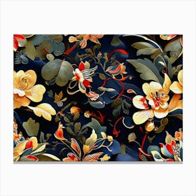 Floral Pattern 7 Canvas Print