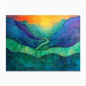 Green Valley Canvas Print