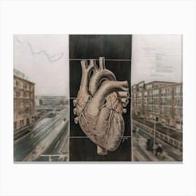 Heart In The City (XV) Canvas Print