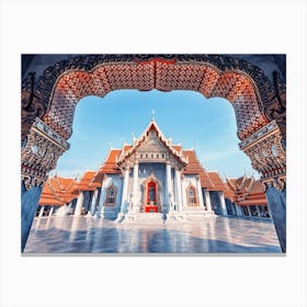 Marble Temple Canvas Print