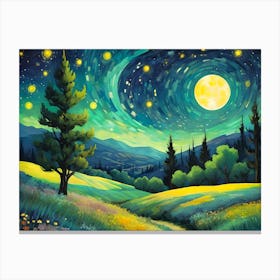 Starry Night Canvas Print