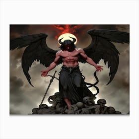 Demon 7 Canvas Print