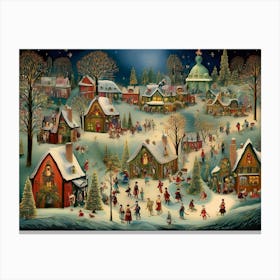 Village 8 Canvas Print