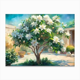 Magnolia Tree Canvas Print